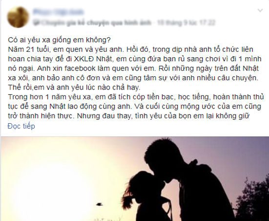 Vì anh em đến Nhật nhưng vì Nhật mà em lại mất anh!