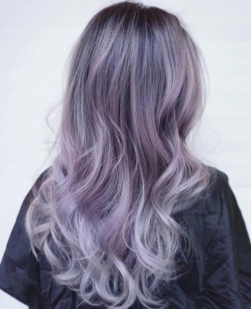 Màu tóc hot 2019: Bambi brown và Silver grey tông xanh tím oải hương