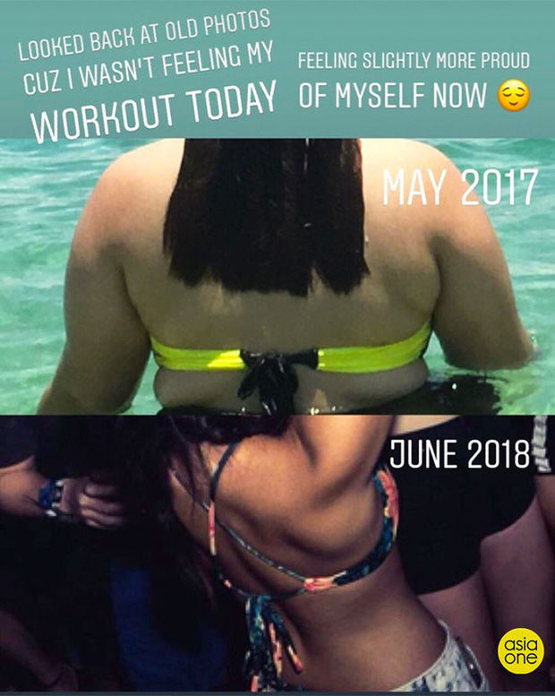 Cô gái giảm 21kg trong 1 năm nhờ kết hợp vừa xem phim vừa tập gym
