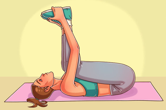 8 động tác giúp trị mất ngủ, hiệu quả nhất là đặt chân lên tường