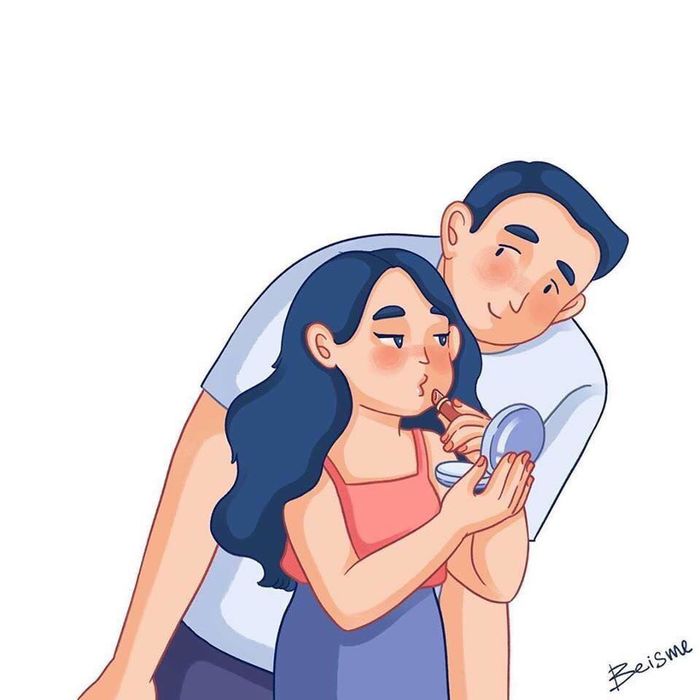 Mình yêu nhau bình yên thôi là đủ, giông bão đã ở sau cánh cửa