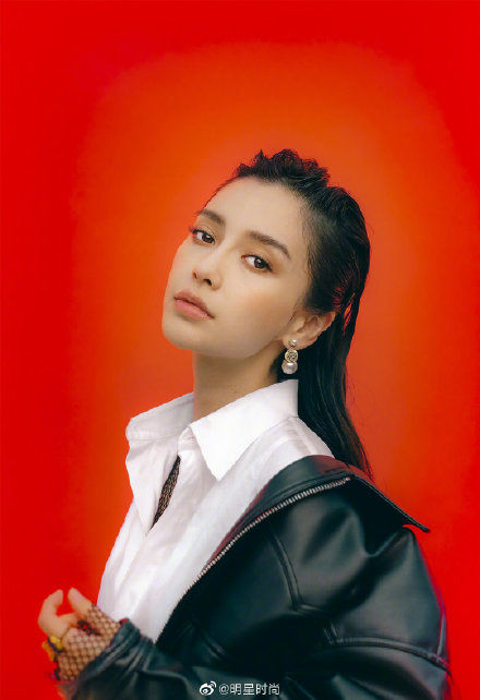 Angelababy chuyển hướng phong cách, đẹp như tổng tài trên tạp chí