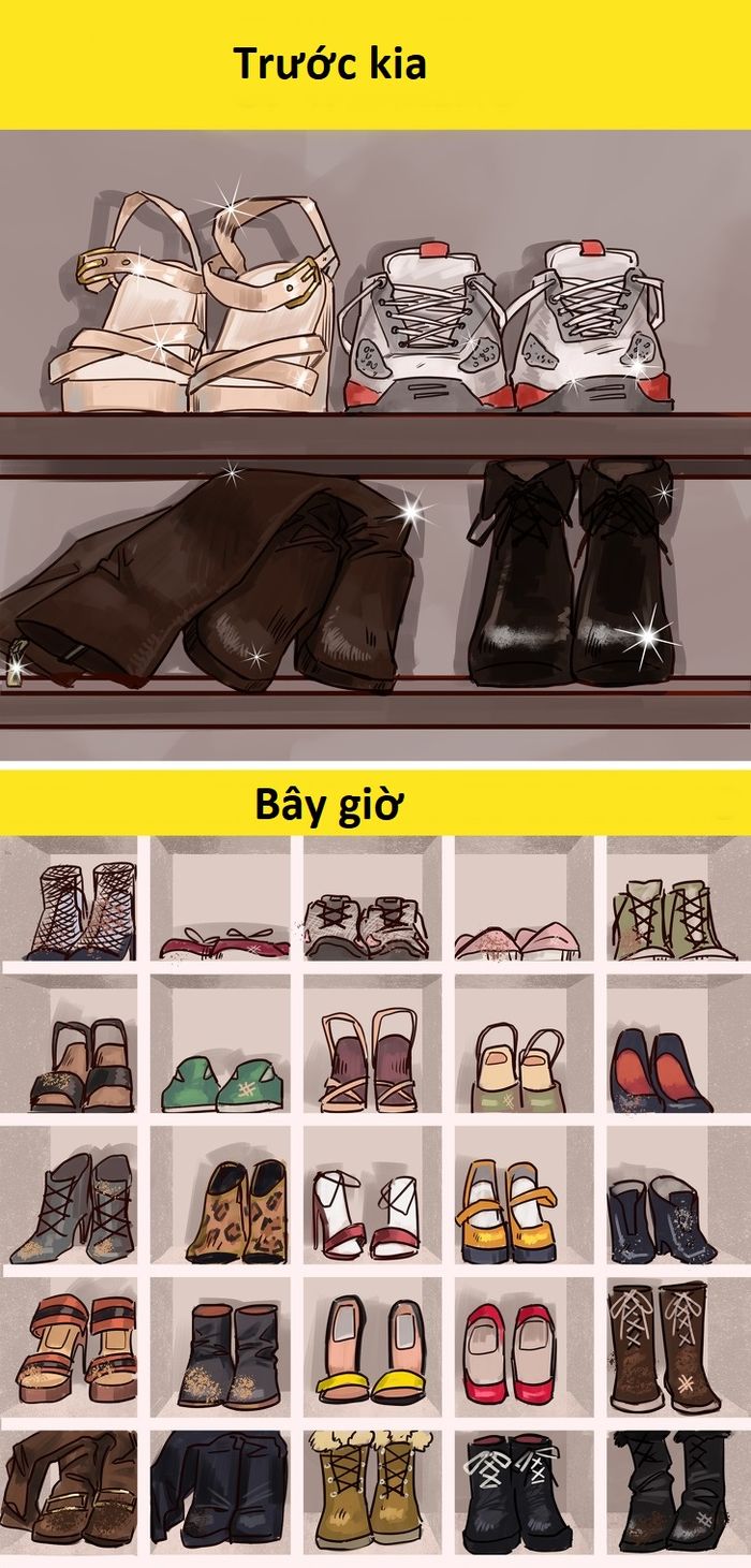 Bộ tranh: Sự thay đổi chóng mặt của cuộc sống giữa ngày ấy và bây giờ