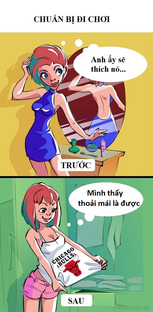 Sự khác biệt trước và sau hôn nhân cặp đôi nào cũng phải trải qua