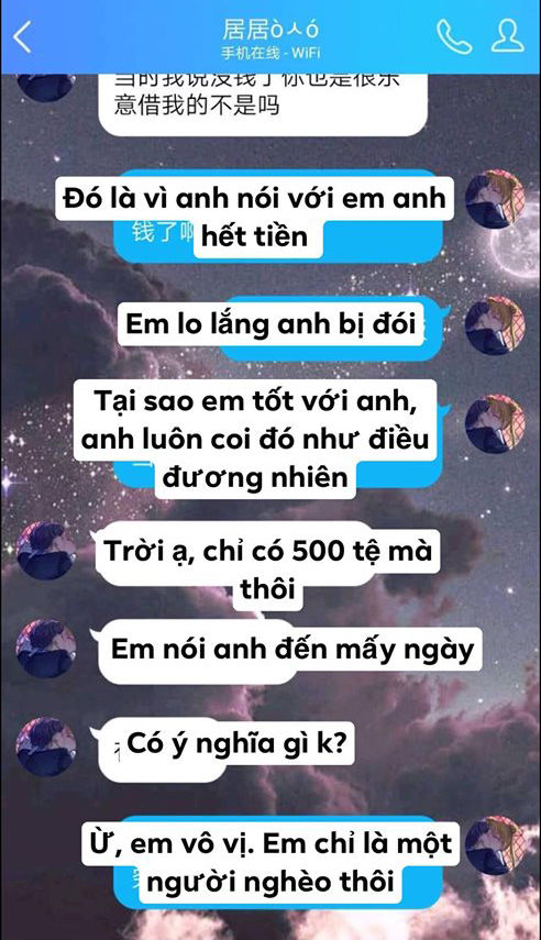 Đưa bạn trai tiền nhưng anh ta lại cho bạn gái cũ mượn