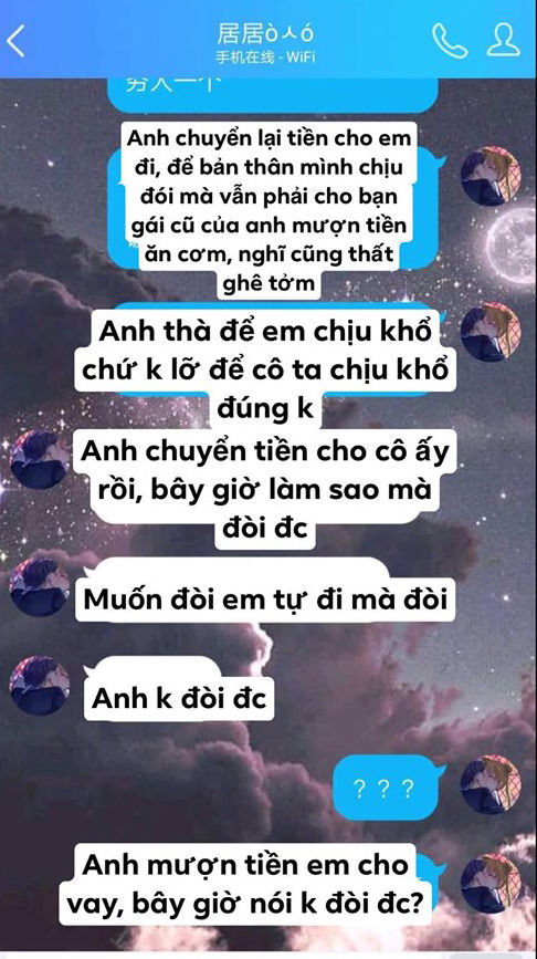 Đưa bạn trai tiền nhưng anh ta lại cho bạn gái cũ mượn