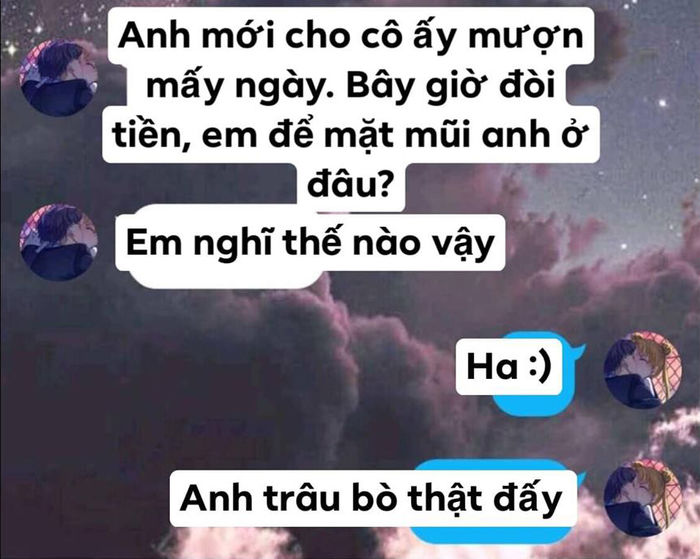 Đưa bạn trai tiền nhưng anh ta lại cho bạn gái cũ mượn
