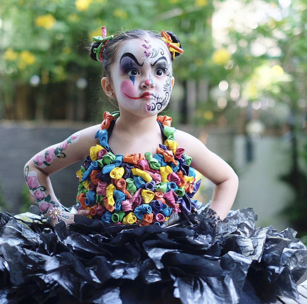 Con gái Marian Rivera “gây bão” khi diện trang phục Halloween sớm