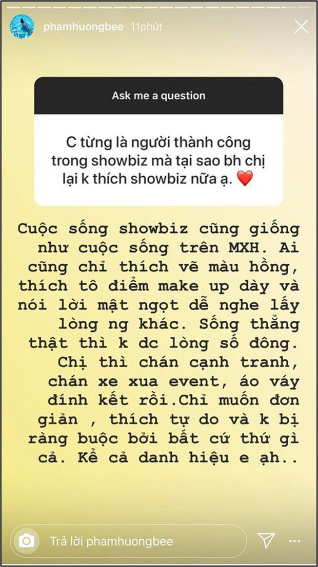 Cuối cùng Phạm Hương cũng tiết lộ lý do thật sự khi từ bỏ showbiz Việt