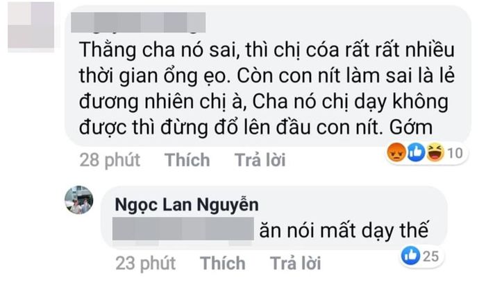 Ngọc Lan đáp trả cực gắt khi bị cư dân mạng chê không biết dạy con
