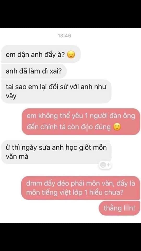 Cưa gái thất bại: Về học lại chính tả đi rồi quay lại tỏ tình tiếp