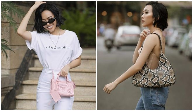 Lầy như Diệu Nhi: Mượn túi xách của Ngọc Trinh chỉ để chụp hình