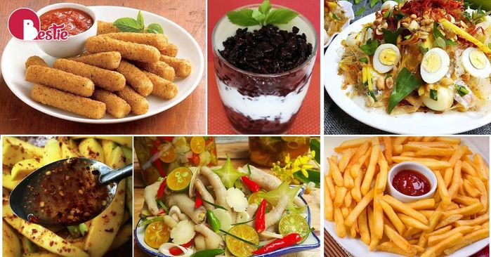 Những món ăn vặt dễ làm cho ngày cuối tuần