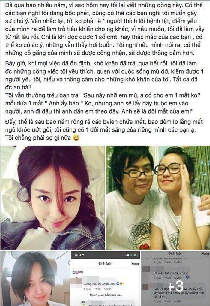 Mi Vân hé lộ chuyện mất thị lực, nghẹn ngào khi nhắc tới Wanbi