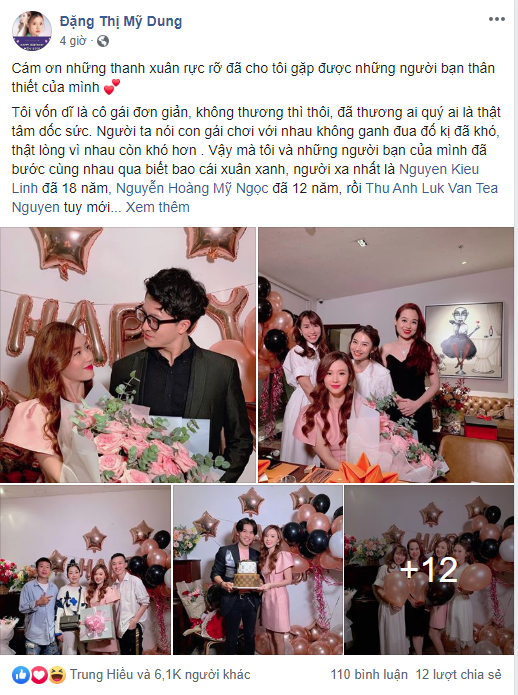 Midu tình bể bình cùng với Harry Lu đón sinh nhật 30 tuổi