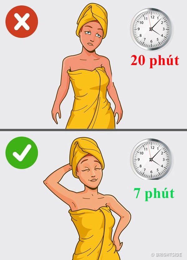Điều cấm kỵ khi tắm: không tắm đêm, không tắm sau khi ăn no