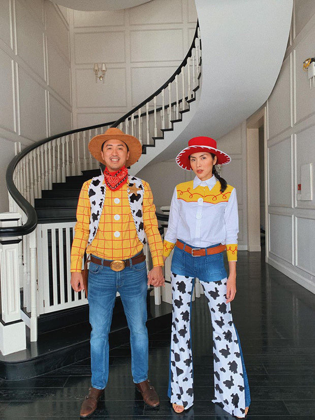 Sao Vbiz “biến hoá” mùa Halloween: Mẹ con Dương Cẩm Lynh quá rùng rợn