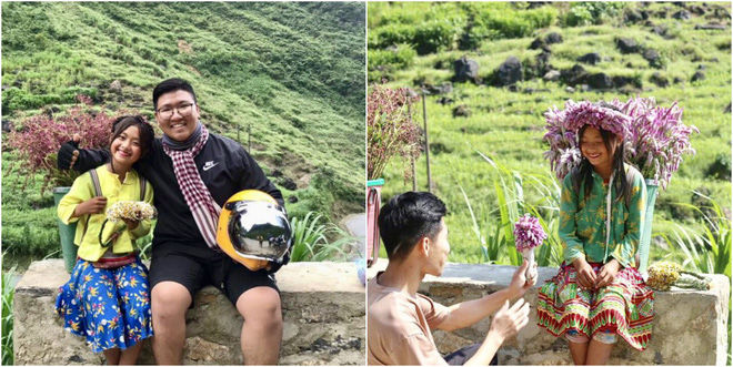 Sau cô gái bán lê, em bé bán hoa ở Hà Giang tiếp tục khiến CDM chú ý