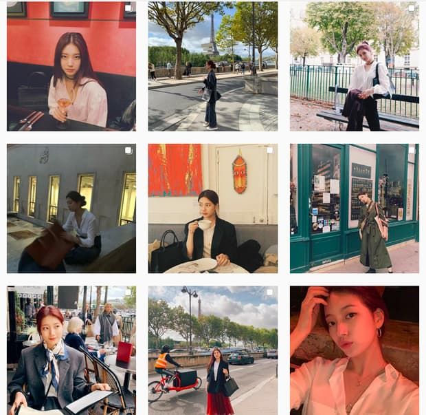 Suzy spam liền tù tì 20 chiếc ảnh du lịch Paris chỉ trong 1 tiếng