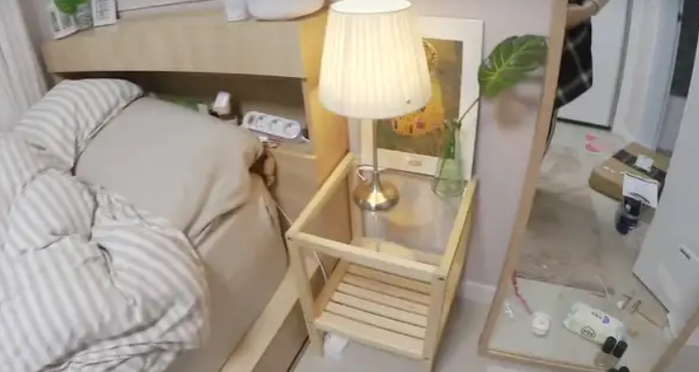Thiết kế phòng theo lối tối giản kiểu Hàn, vừa gọn gàng lại tiện nghi