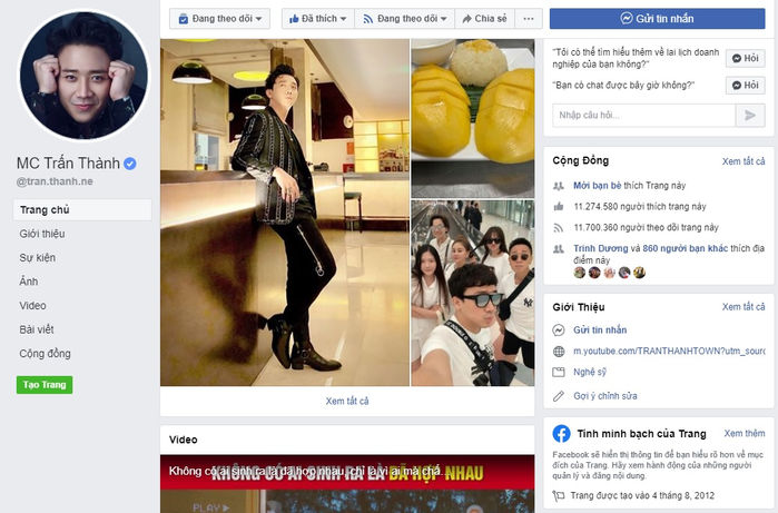 Trấn Thành vượt mặt Hoài Linh, trở thành sao Việt hot nhất Facebook