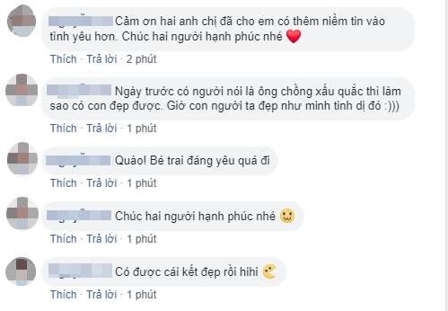 Cặp đôi đũa lệch khoe con trai đầu lòng: Gương mặt xinh xắn giống mẹ
