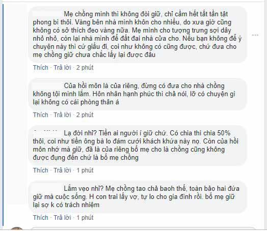 Của hồi môn của cô dâu là tài sản riêng, chồng không được sử dụng
