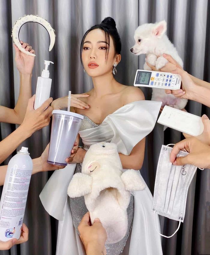 Hoàng Thùy lên đường dự MU, Diệu Nhi kiêu kỳ bắt trend ton sur ton