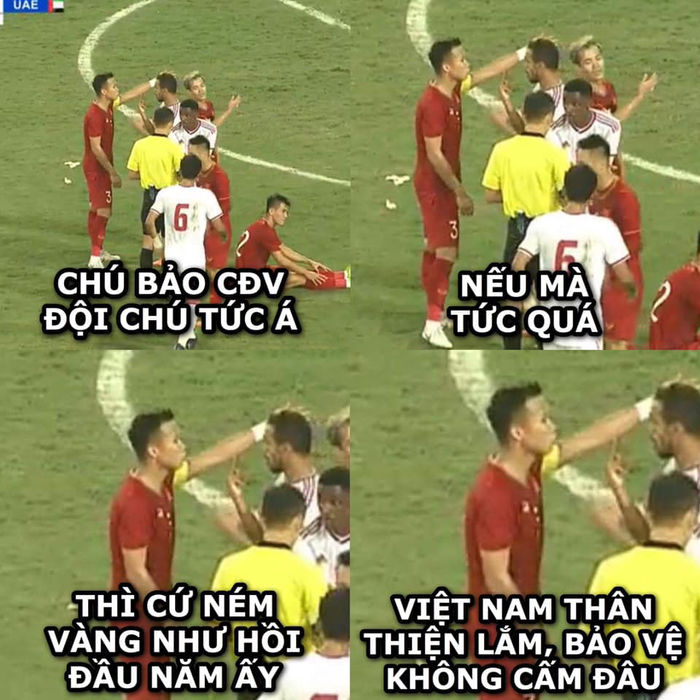 Loạt ảnh chế cười ra nước mắt của trận đấu giữa ĐT Việt Nam và UAE