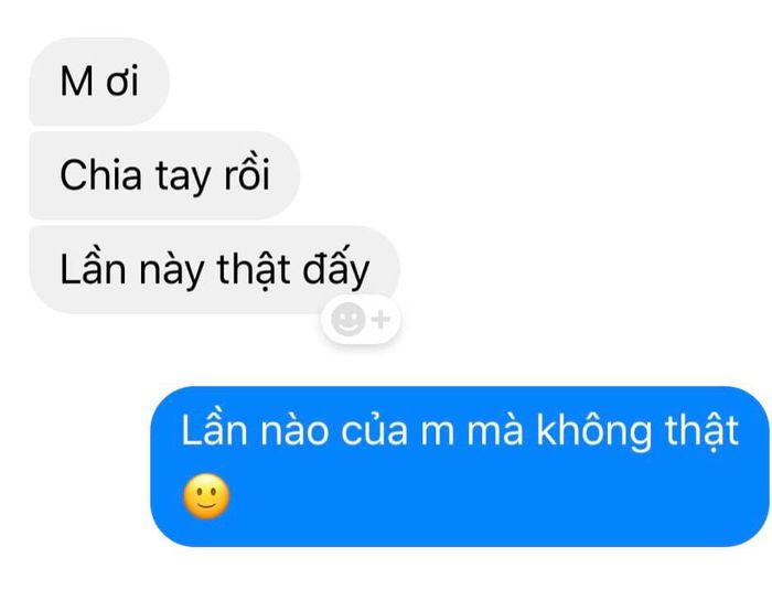 Bạn thân chia tay người yêu như ăn cơm bữa, CĐM: Quay lại ngay thôi!