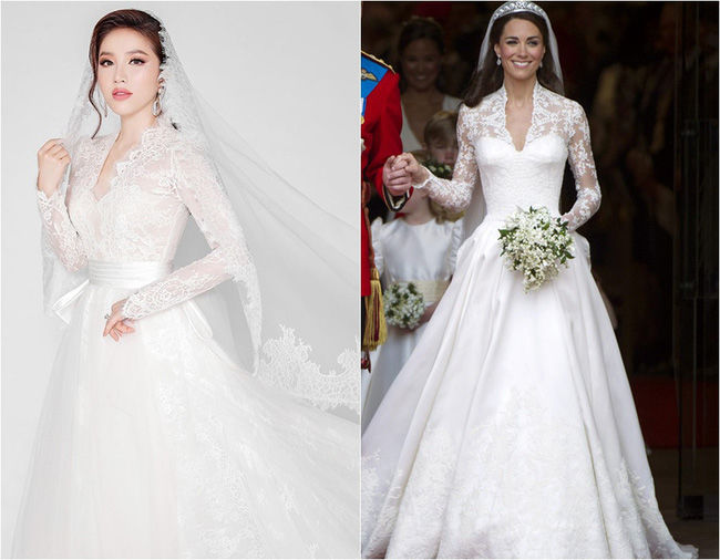 Bảo Thy khoe sắc vóc gợi cảm với 3 mẫu váy cưới đẹp ngất ngây