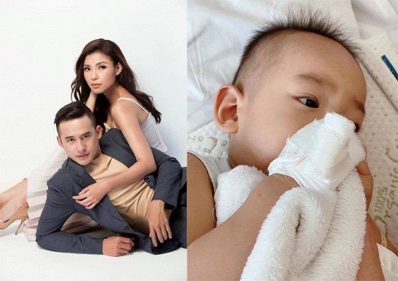 Chăm con nằm viện, Thúy Diễm tiết lộ: áo mặc 3 ngày chưa thay