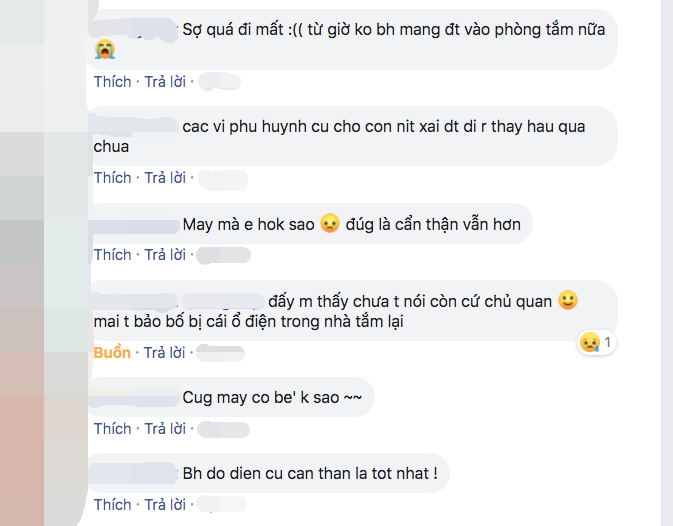 Cô bé bị điện giật nguy kịch vì làm rơi điện thoại cắm sạc vào bồn tắm
