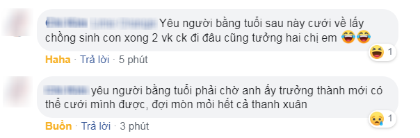 “Có nên yêu người bằng tuổi? CDM Yêu nhỏ hơn để dễ dạy, dễ nghe lời