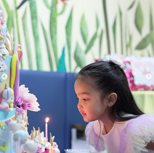 Con gái Marian Rivera cực đáng yêu trong tiệc sinh nhật sớm tại trường