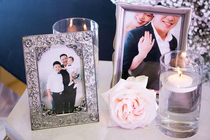 Con riêng của chồng Giang Hồng Ngọc bảnh bao đến mừng đám cưới bố