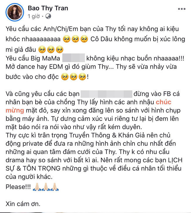 Điểm tinh tế, khác biệt trong đám cưới của công chúa Bảo Thy