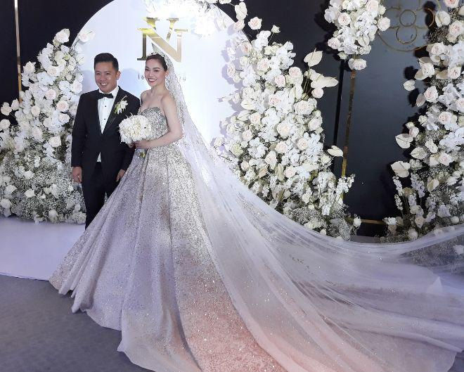 Đọ váy cưới của dàn cô dâu Vbiz lên xe hoa trong tháng 11