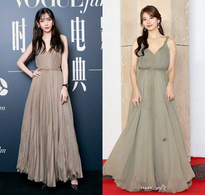 Duyên nợ đụng hàng đến 5 lần: Angelababy và Suzy khó phân cao thấp