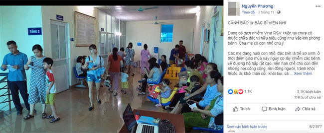 BS Nhi khoa cảnh báo virus RSV, dễ dàng lây khi hôn trẻ nhỏ