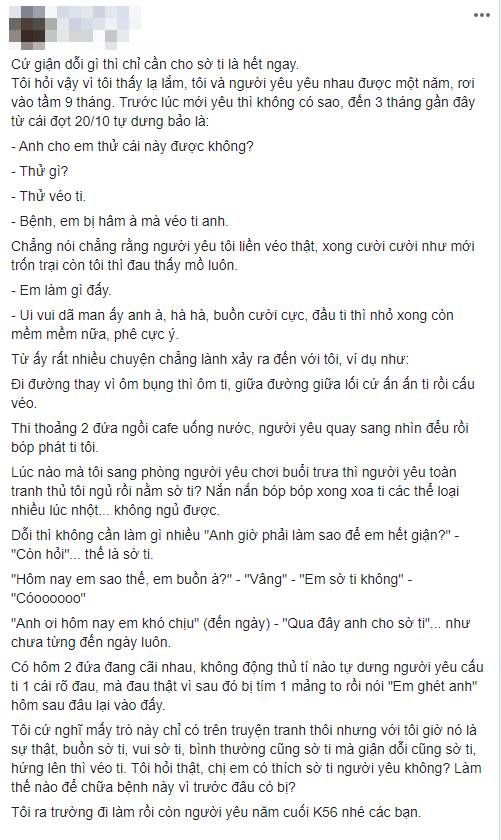 Đàn ông muốn người yêu mình vui vẻ, hãy để người ấy sờ ngực mỗi ngày