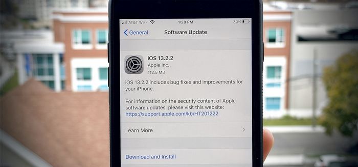 IOS 13.2.2 vừa được Apple tung ra khắc phục lỗi cho người dùng
