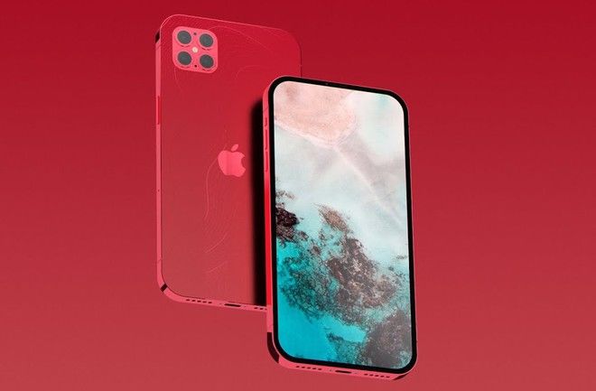 IPhone 12 thiết kế giống iPhone 4, trang bị khoá vân tay toàn màn hình