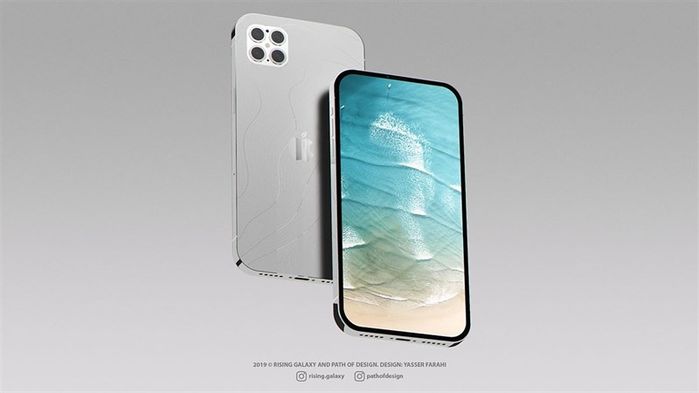 IPhone 12 thiết kế giống iPhone 4, trang bị khoá vân tay toàn màn hình