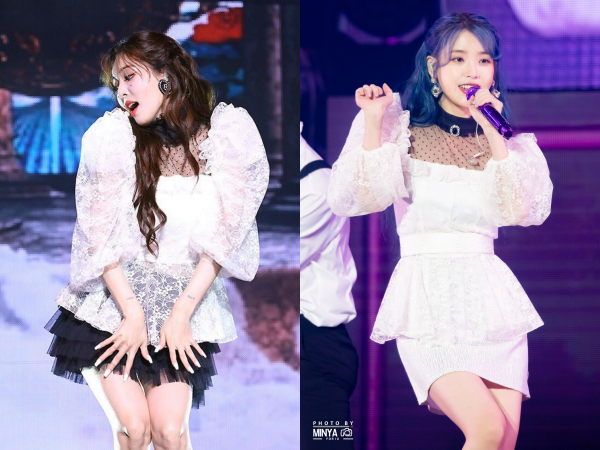 IU đụng hàng “nữ hoàng quyến rũ” HyunA: Mỗi người đẹp một vẻ