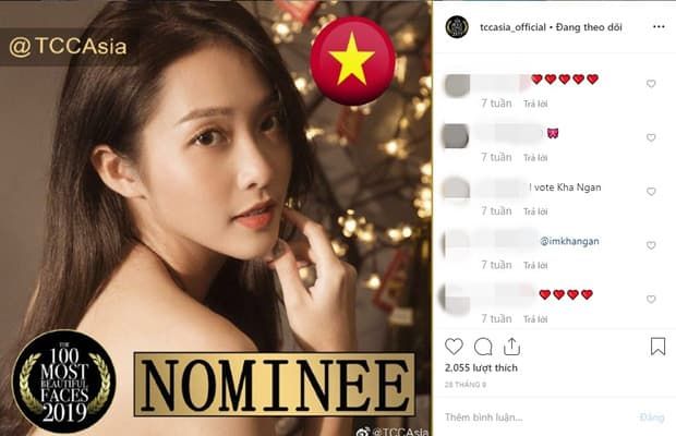Khả Ngân khiến fan phổng mũi khi lọt top 100 gương mặt đẹp nhất châu Á