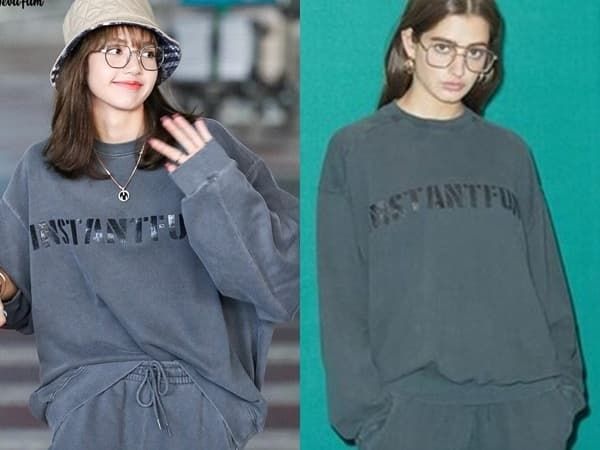 Không chỉ giày hiệu túi hiệu, Lisa còn có cả “núi” áo nỉ cả trăm triệu