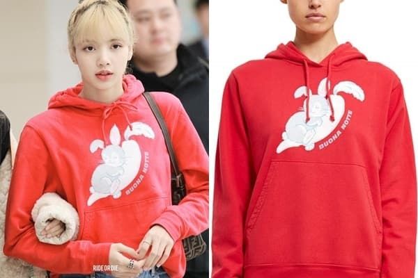 Không chỉ giày hiệu túi hiệu, Lisa còn có cả “núi” áo nỉ cả trăm triệu