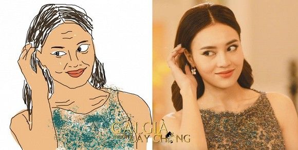 Không hổ danh thánh lầy Vbiz, Lan Ngọc đăng ảnh chế xấu lạ tự dìm