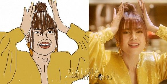 Không hổ danh thánh lầy Vbiz, Lan Ngọc đăng ảnh chế xấu lạ tự dìm